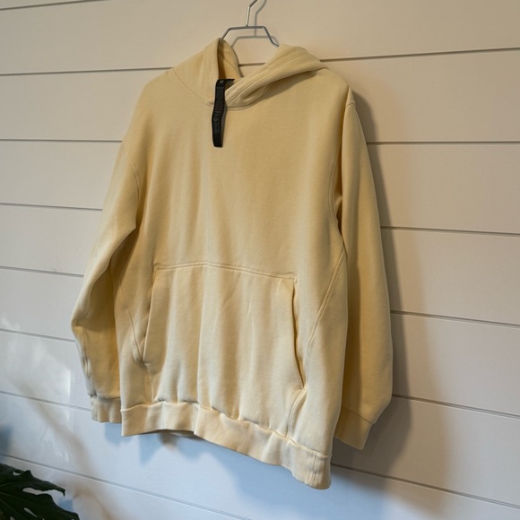 lululemon Steady State Pullover Sweatshirt Hoodie Butter Cream Light Yellow - L - Picture 2 of 6